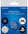 Playstation - odznaky 5 kusů