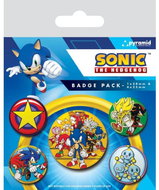 Sonic The Hedgehog - badges 5 pieces - Badge
