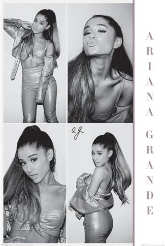 Ariana Grande: Black And White Pose - poster - Poster - Main image