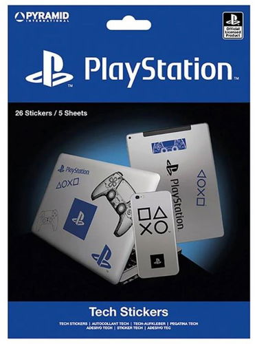 Playstation - 5 listů samolepek na elektroniku - Samolepka - Hlavní obrázek