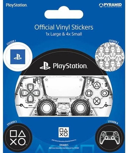 Playstation: X-ray Section - set of 5 pieces - Self-Adhesive Sticker - Main image