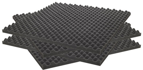 PYRAMID 4 Pack Waves 25mm - Acoustic Panel - Main image