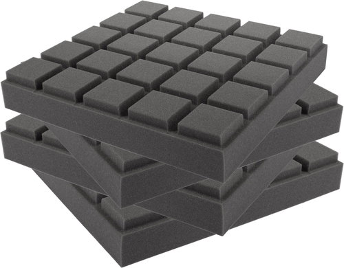 PYRAMID 4 Pack Chocolate - Acoustic Panel - Main image