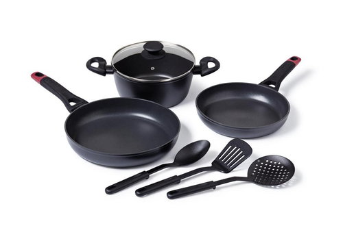 PYREX OPTIMA 7-PIECE COOKWARE SET, FORGED ALUMINIUM - Kitchenware Set - Main image