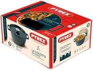 Pyrex Kastrol litinový s pokličkou 24 cm 4 l tmavě zelený - Pot
