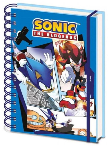 Sonic The Hedgehog: Comic Strip Jump Out - Notepad - Journal - Main image