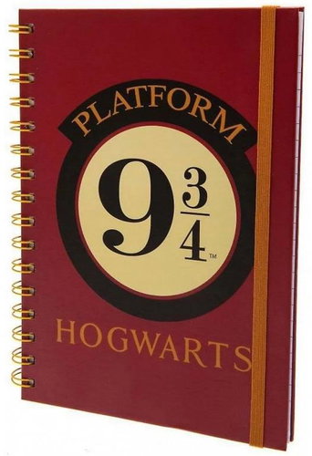 Harry Potter: Platform 9 3/4 - Jegyzetfüzet - Notesz - Fő fotó
