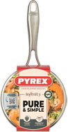PYREX INFINITY Saucepan with Glass Lid, Stainless Steel, 1.25L, 16cm - Saucepan
