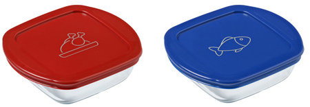 Pyrex 913S570/7646 Set of 2 pcs square - Food Container Set - Main image