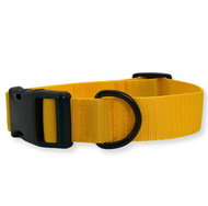 PafDog Collar for dogs yellow, M - Dog Collar