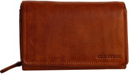 Old River Women's leather wallet WS-6022 brown - Wallet