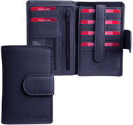 Old River Women's leather wallet 025 dark blue - Wallet