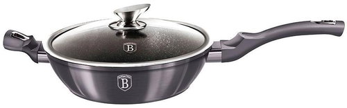 BERLINGERHAUS Frying pan with lid with marble surface 28cm Carbon PRO Line - Pan - Main image