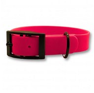 PafDog Voděodolný gumový obojek pro psy, růžový - Dog Collar