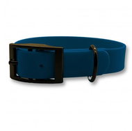PafDog Waterproof rubber collar for dogs, dark blue - S - Dog Collar