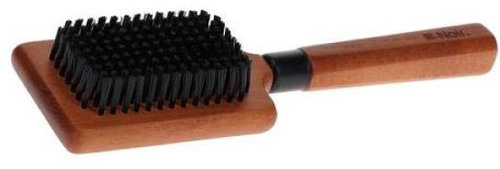 EBI Noir Japandi Nylon hair brush with beechwood handle - Dog Brush - Main image