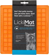 LickiMat Playdate Licking Pad Orange - Lick Mat