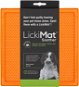 LickiMat Soother Licking Pad Orange - Lick Mat