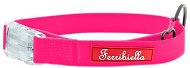 Ferribiella Fun růžový svítící  obojek L - Obojek pro psy