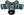 Five-way agility tunnel black-blue