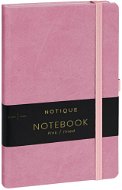Notique Notes linkovaný, růžový, 13 × 21 cm - Zápisník