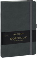 Notique Notes linkovaný, šedý, 13 × 21 cm - Zápisník