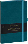 Notique Notes tečkovaný, tyrkysový, 13 × 21 cm - Zápisník
