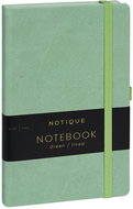 Notique Notizbuch liniert, grün, 13 × 21 cm - Notizbuch