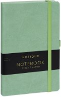 Notique Notes tečkovaný, zelený, 13 × 21 cm - Zápisník