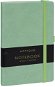Notique Notes tečkovaný, zelený, 13 × 21 cm - Zápisník