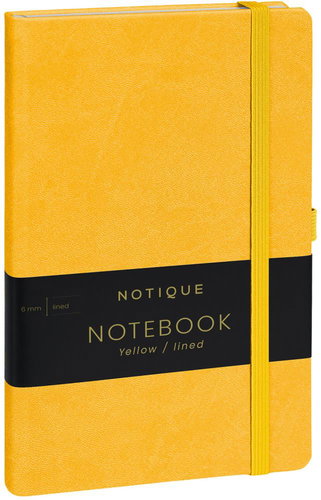 Notique Notes lined, yellow, 13 × 21 cm - Journal - Main image