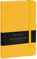Notique Notes tečkovaný, žlutý, 13 × 21 cm - Zápisník