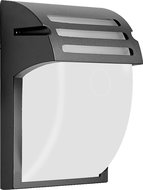 Luxera Outdoor wall lamp AMALFI MINI black - Garden Lighting