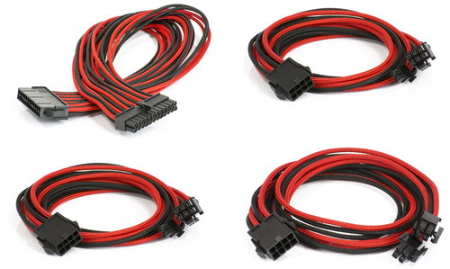 Phanteks Extension Cable Set - Black/Red - Power Cable - Main image