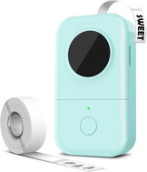 Phomemo D30, Green + 1 Roll of 100 Labels, 12 × 40 mm - Label Printer