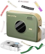 Phomemo A30, Green + Printing Ribbon (14mm x 3.6m) - Label Printer