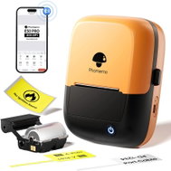 Phomemo E50 Pro, Orange + Roll of 230 Labels, 50 × 30 mm - Label Printer