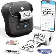 Phomemo M220, Black + Roll of 320 Labels, 40 × 20mm - Label Printer