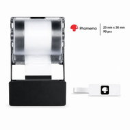 Phomemo Industrial Labels, White, 25 × 38 mm, 90pcs, for E50 Pro - Paper Labels