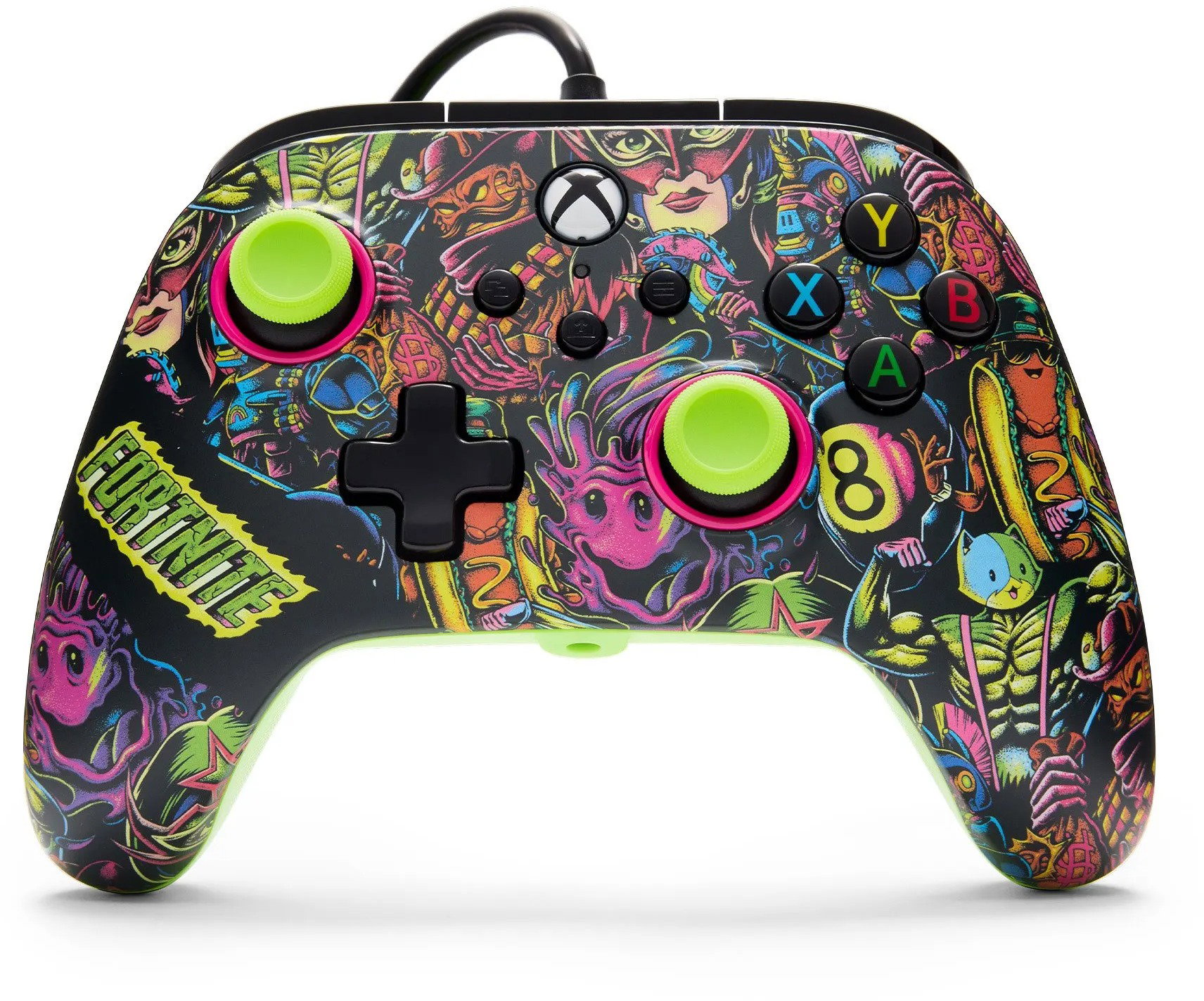 PowerA Advantage Wired Controller for Xbox Series X|S - Fortnite Glow