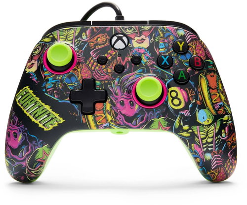 PowerA Advantage Wired Controller for Xbox Series X|S - Fortnite Glow - Gamepad - Fő fotó