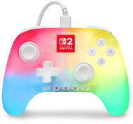 PowerA Advantage Wired Controller for Nintendo Switch 2 with Lumectra - White - Gamepad