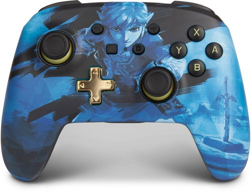 PowerA Enhanced Wireless Controller - Link Blue - Nintendo Switch - Gamepad - Main image