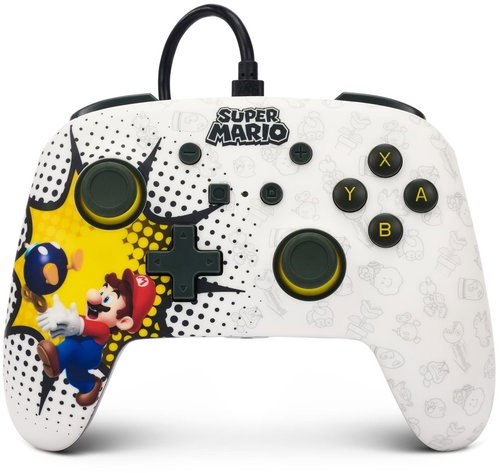 PowerA Enhanced Wired Controller - Bob-omb Blast - Nintendo Switch Hauptbild PowerA Enhanced Wired Controller - Bob-omb Blast - Nintendo Switch - Gamepad - Hauptbild