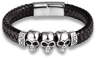 Predator Q1 Blackstone - men's bracelets, black, skull - Bracelet