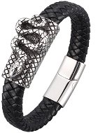 Leather bracelet 20,5 cm - cobra PD1030 - Bracelet