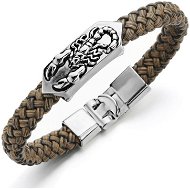 Leather bracelet 18,5 cm- Scorpion - Bracelet