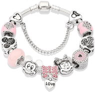 Silver Star Women's Mickey Minnie Bracelet P10929-1/V 21 - Bracelet