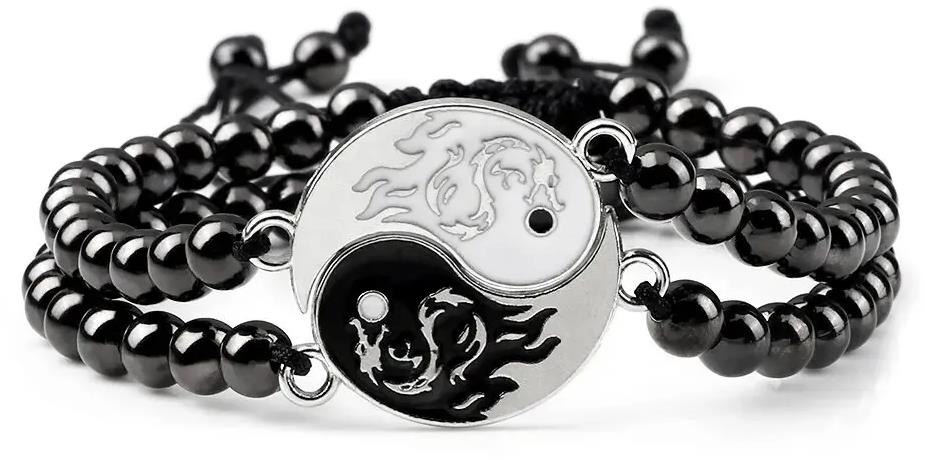 Wrap Q1 gyöngyös karkötő - Yin Yang -10-3