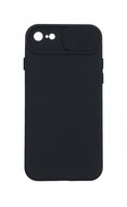 TopQ Kryt Lens iPhone SE 2022 černý 90653 - Phone Cover